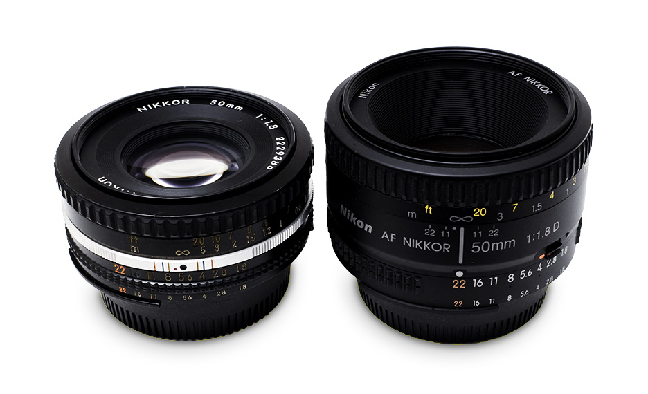 Nikon NIKKOR Ai-s 50mm F1.8 レンズ-