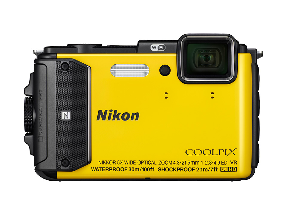 NIKON  デジタルカメラ ニコン クールピクスAW130オレンジ付属品セット