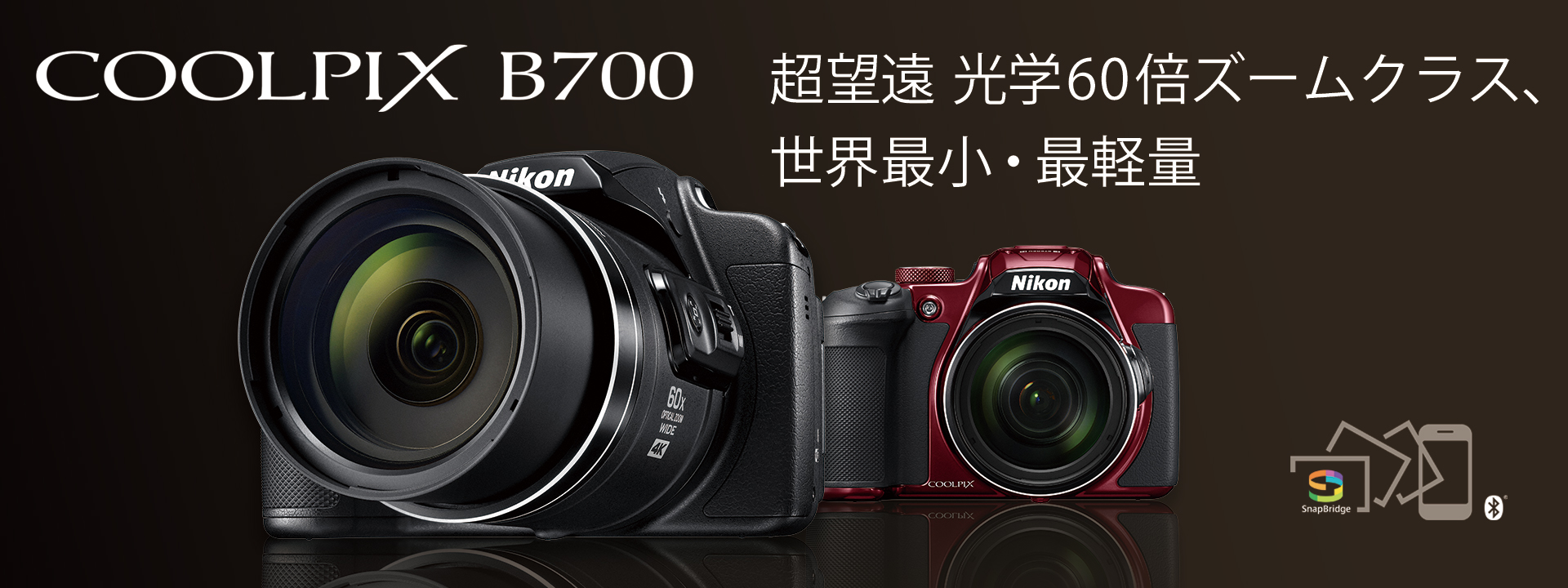 【カメラ】Nikon COOLPIX B700（レッド）