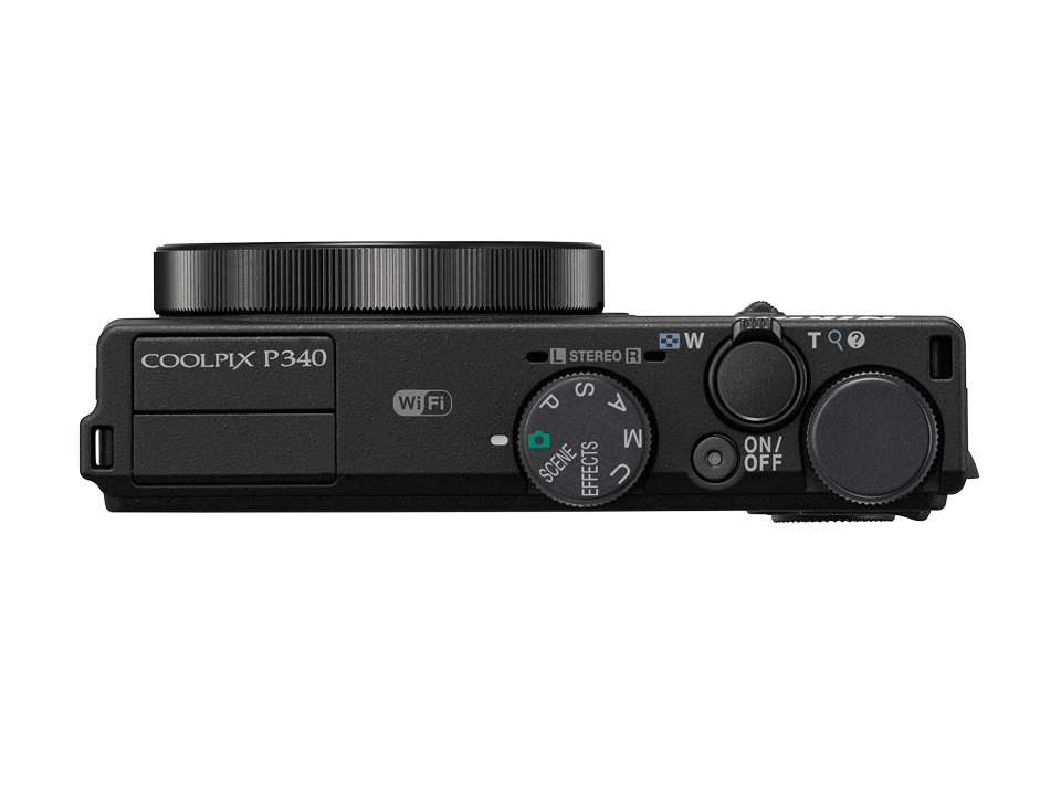 Nikon デジタルカメラ P340 開放F値1.8 1200万画素 ブラック