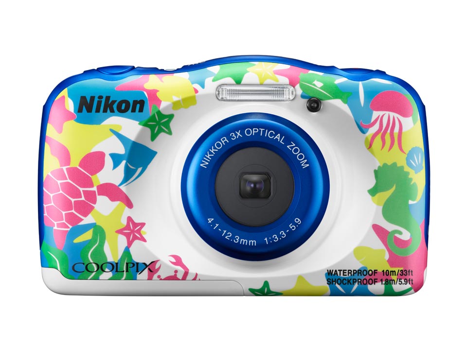 ■美品■Nikon COOLPIX W100 ブルー 防水カメラ