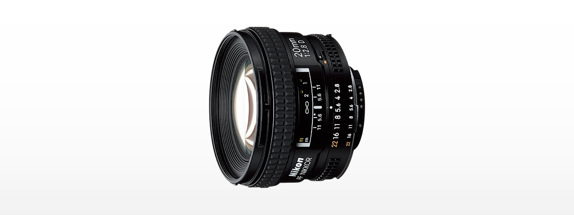 冬秋新作Nikon AF NIKKOR 20mm 2.8 広角 単焦点 レンズ フード付 レンズ(単焦点)